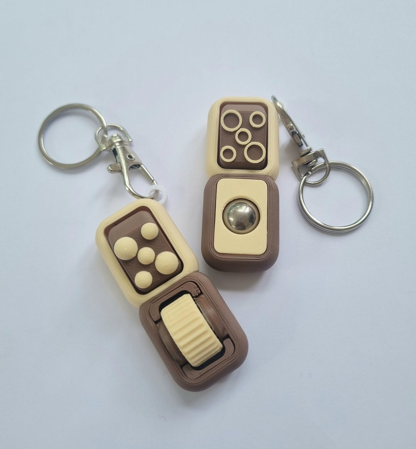 SALE Textured Keychain Duo