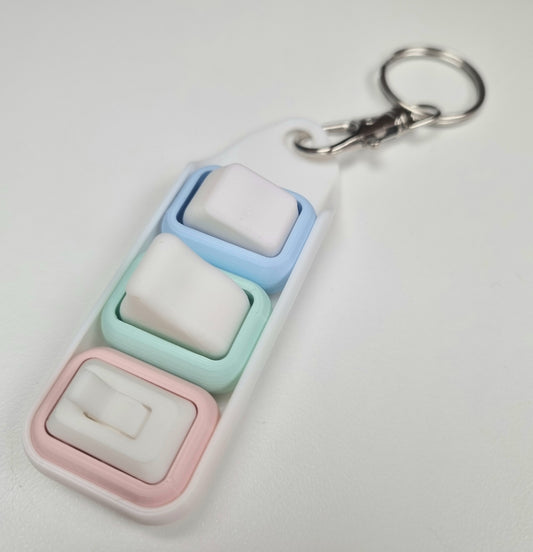 NEW Keychain Nano Fidgets Trio