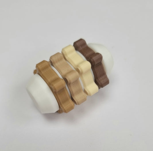 SALE Brown Clicky Twiddle