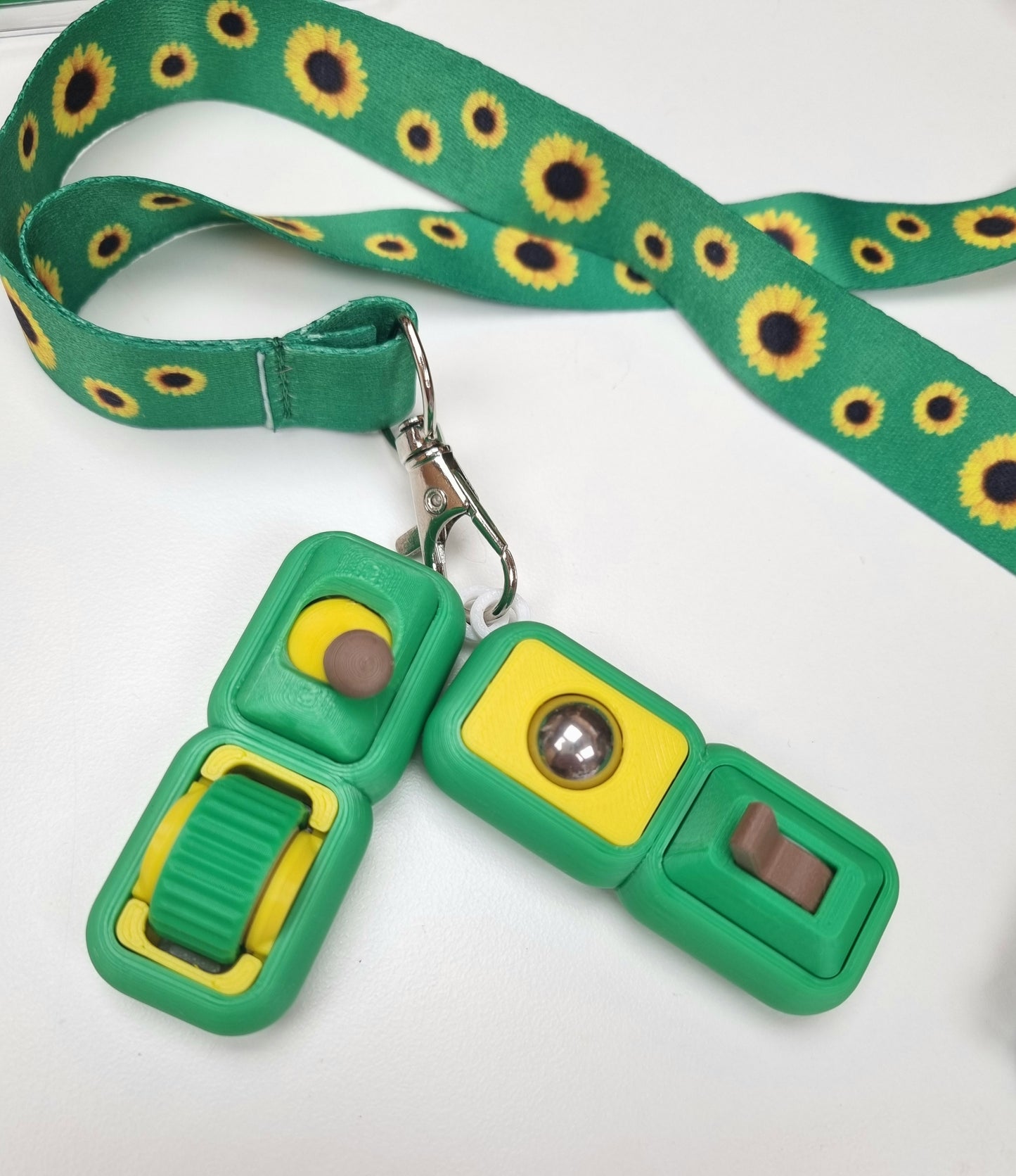 Duo Keychain - sunflower colours available