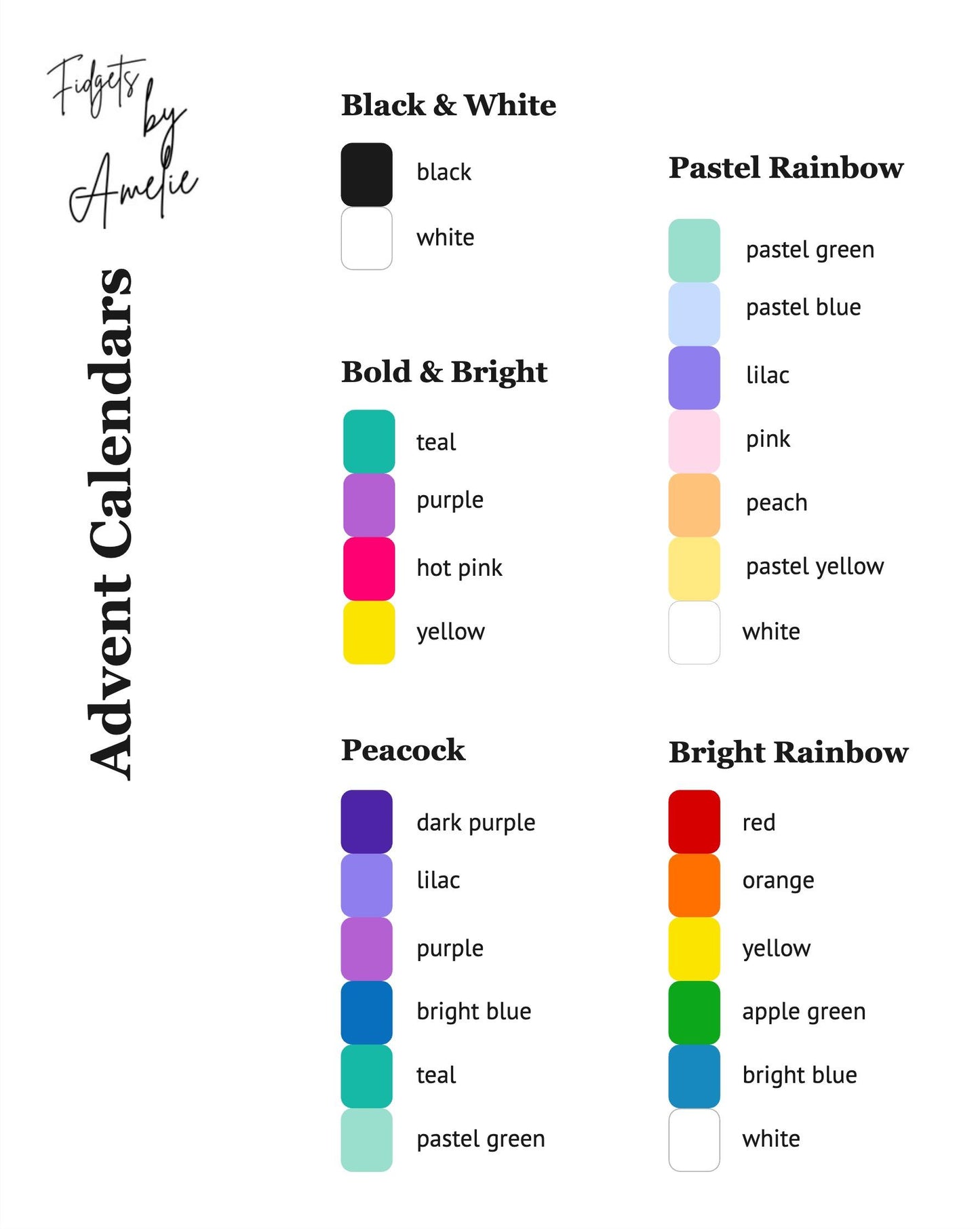 NEW FOR 2025 Amelie's Christmas Advent Calendar