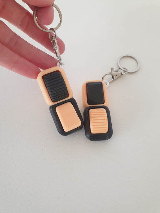 Mini Duo Keyring - Switch & Thumb Wheel 360 Fidgets